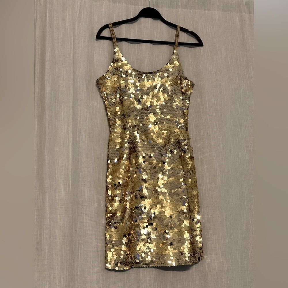 Vintage A.J. Bari for Lord & Taylor Sequin Cocktail Dress